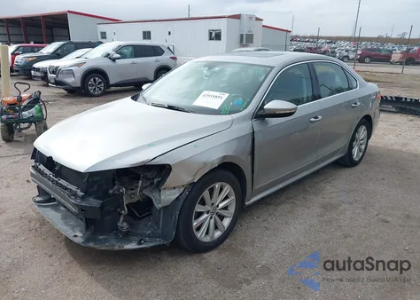 2012 Volkswagen Passat 2.5L Sel Premium из США, поврежденный, VIN 1VWCP7A34CC081224